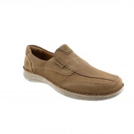 Josef Seibel Anvers 67 Taupe Suede Mens Slip On Shoes 43621-21250