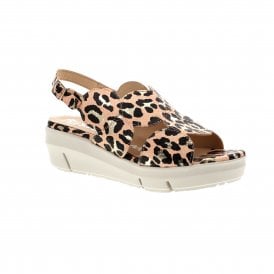Wonders D-8210 Imaginar-v70 Rose Print Womens Sandals
