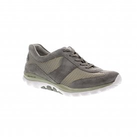 Gabor Helen 46-966-39 Grey Suede Womens Trainers