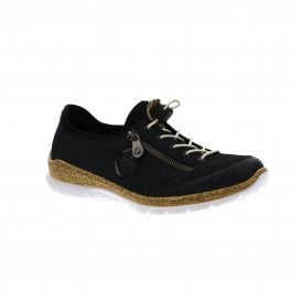 Rieker N4263-14 Navy Womens Trainers