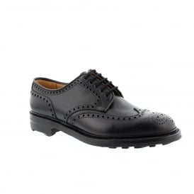 Crockett & Jones Warwick 2046 Black WP Sides Mens Brogues