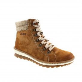 Rieker Z8610-24 Tan Womens Ankle Boots